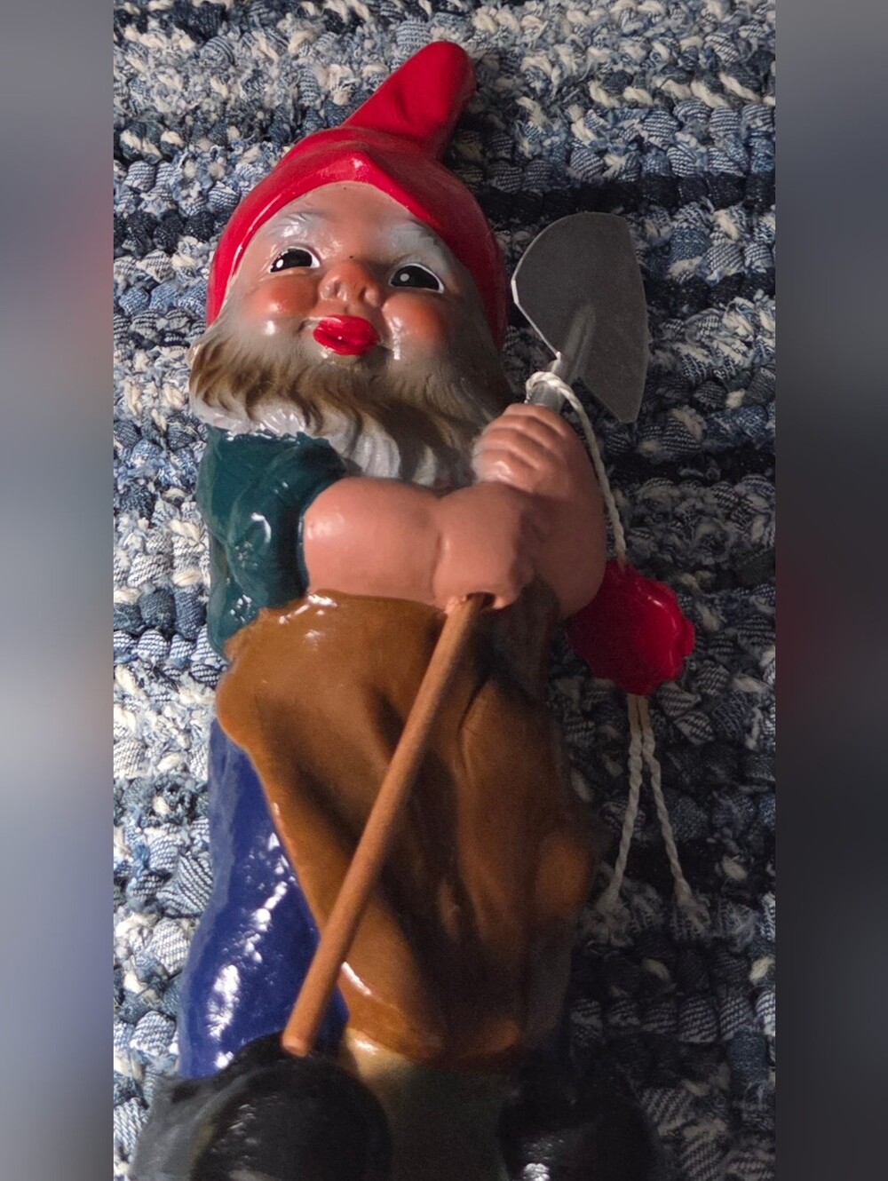 Heissner West Germany New Vintage 9" Gardening Gnome Metal Shovel